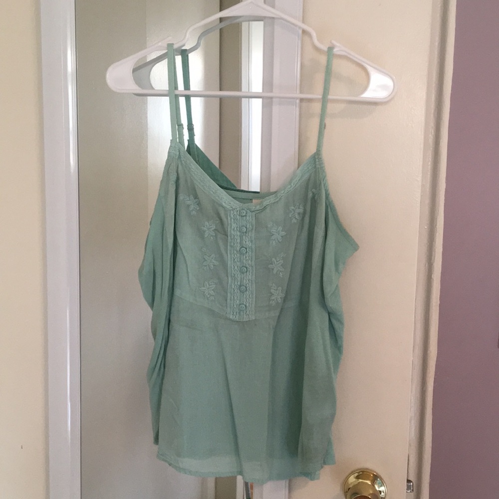 LC Lauren Conrad Light Blue Camisole